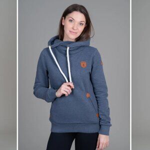 Wanakome Women's Large Artemis Hoodie Navy Blue